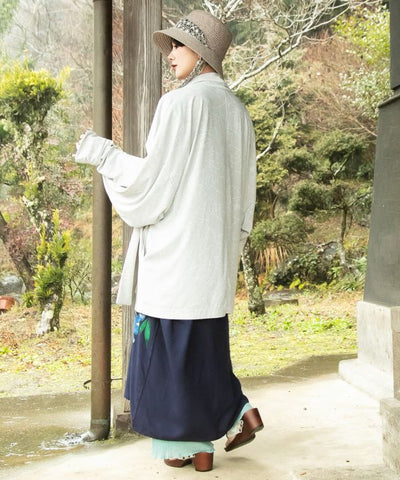 HIOOI - Floral UV Protection Haori by Kaya - Ametsuchi