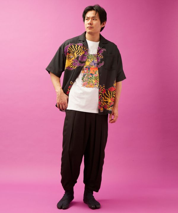 来福 Glitter Print Unisex Top by Kaya - Ametsuchi