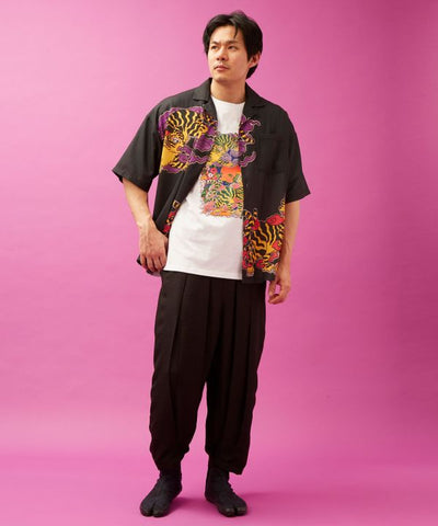 来福 Glitter Print Unisex Top by Kaya - Ametsuchi