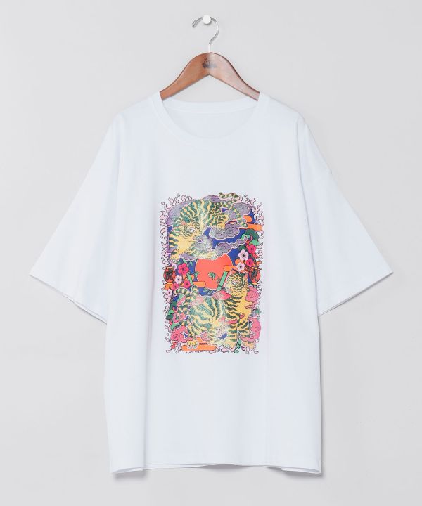 来福 Glitter Print Unisex Top