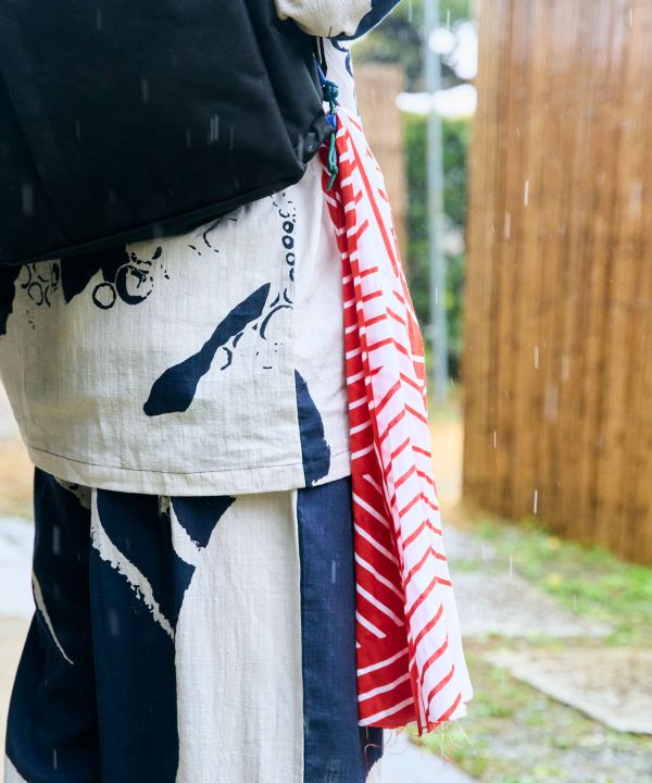 Tenugui Towel Carabiner Holder by Kaya - Ametsuchi