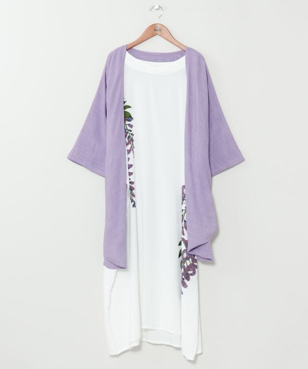 SHITOU - Wisteria Haori Dress Set by Kaya - Ametsuchi