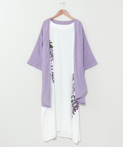 SHITOU - Wisteria Haori Dress Set by Kaya - Ametsuchi
