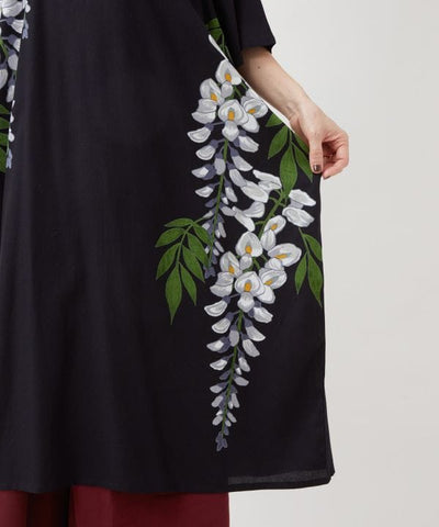 SHITOU - Wisteria Haori Dress Set by Kaya - Ametsuchi