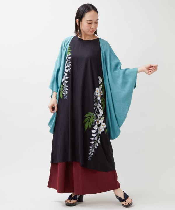 SHITOU - Wisteria Haori Dress Set by Kaya - Ametsuchi
