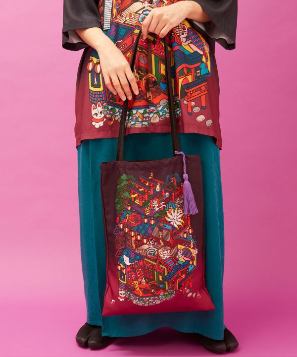 Kaya x Kyoko Nakamura - Animal Illustration Tote Bag by Kaya - Ametsuchi