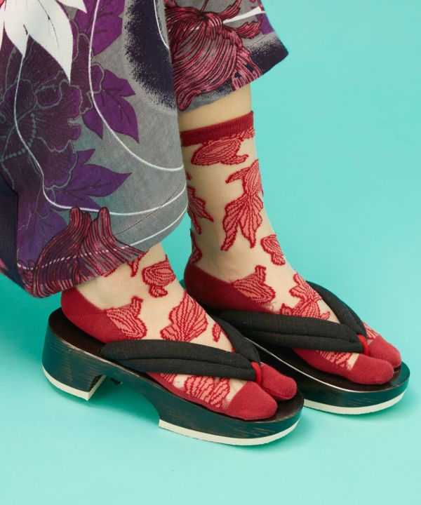 Sheer Tabi Socks - 23-25cm by Kaya - Ametsuchi