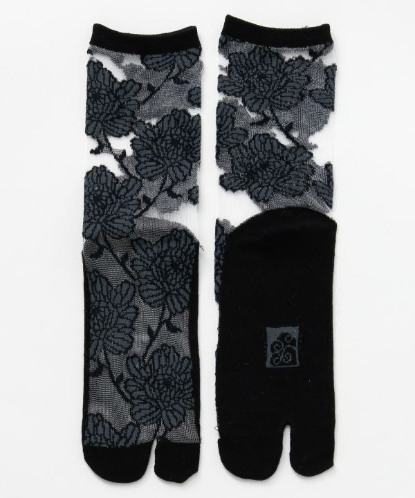 Sheer Tabi Socks - 23-25cm by Kaya - Ametsuchi