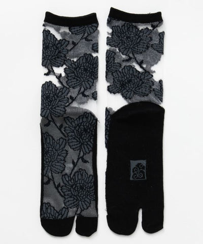 Sheer Tabi Socks - 23-25cm by Kaya - Ametsuchi