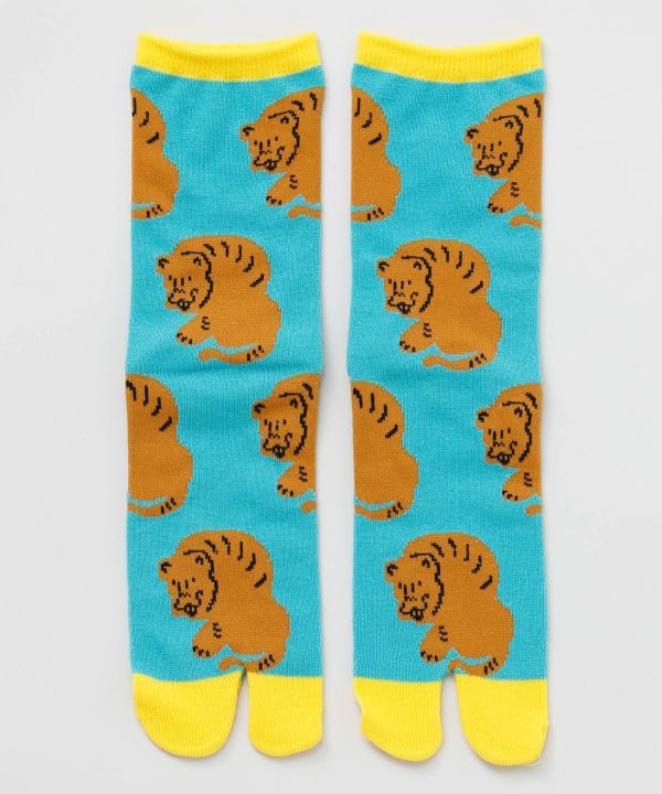 Pop Ukiyoe Tabi Socks - 23-25cm by Kaya - Ametsuchi
