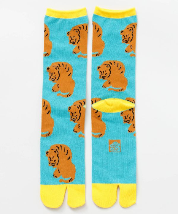 Pop Ukiyoe Tabi Socks - 25-28cm by Kaya - Ametsuchi