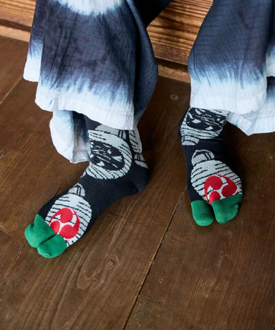 Festival Motif Tabi Socks - 25-28cm by Kaya - Ametsuchi