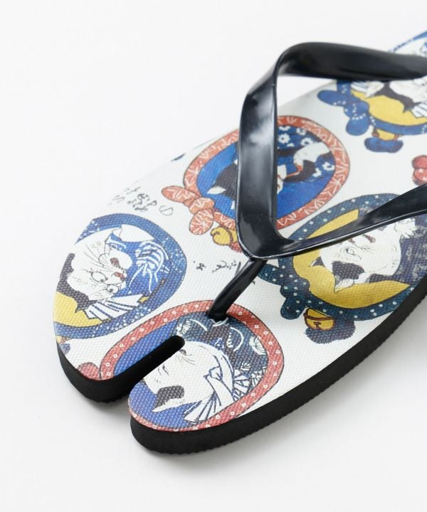 Ukiyoe Tabi Flipflops 24-25cm by Kaya - Ametsuchi
