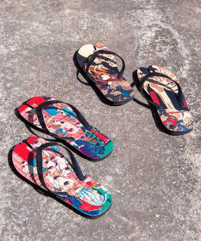 Ukiyoe Tabi Flipflops 24-25cm by Kaya - Ametsuchi