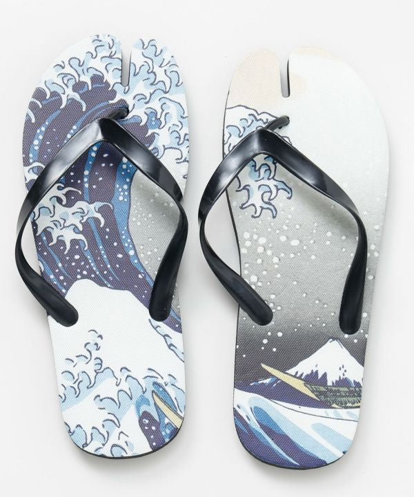 Ukiyoe Tabi Flipflops 24-25cm by Kaya - Ametsuchi