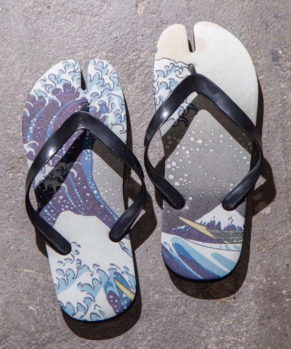Ukiyoe Tabi Flipflops 26-28cm by Kaya - Ametsuchi