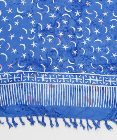 Moon Star Balinese Batik Rayon Pareo by AMINA - Ametsuchi