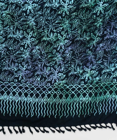 Leaf Balinese Batik Pareo Sarong by AMINA - Ametsuchi