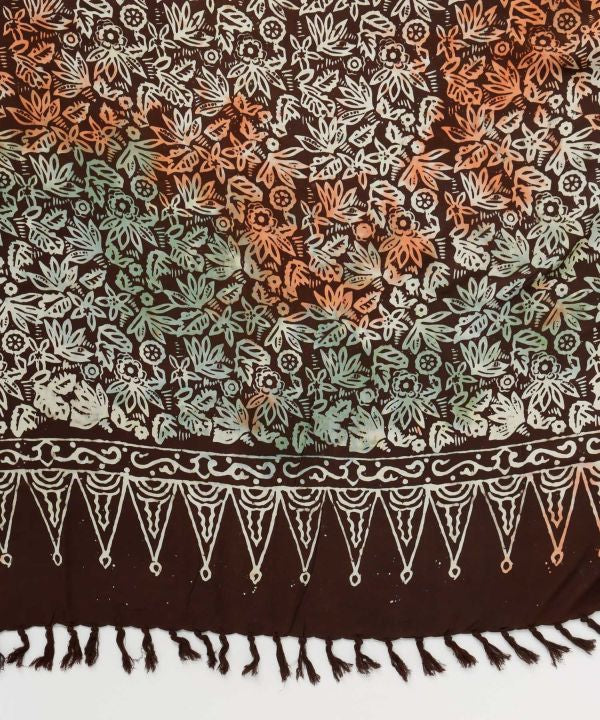 Leaf Balinese Batik Pareo Sarong by AMINA - Ametsuchi