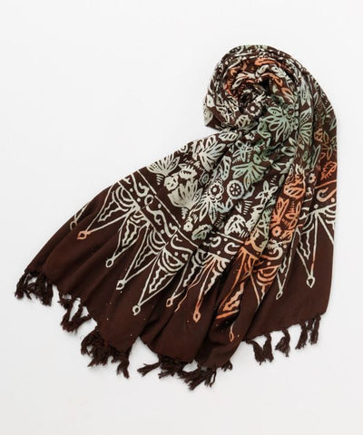 Leaf Balinese Batik Pareo Sarong by AMINA - Ametsuchi