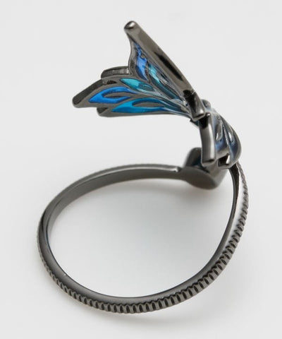 Amina x VORRUK Lotus Stained Glass Ring by AMINA - Ametsuchi