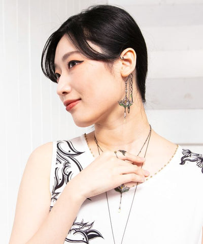 Amina x VORRUK Lotus Stained Glass Ring by AMINA - Ametsuchi