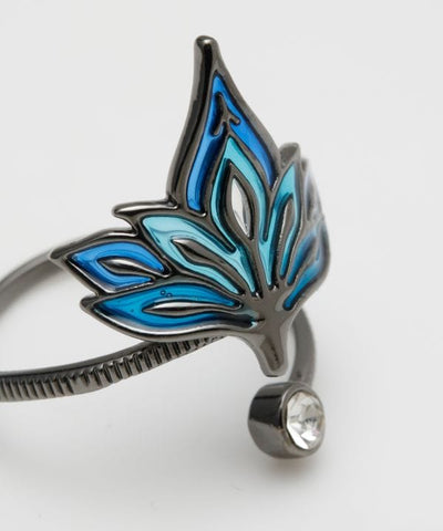 Amina x VORRUK Lotus Stained Glass Ring by AMINA - Ametsuchi