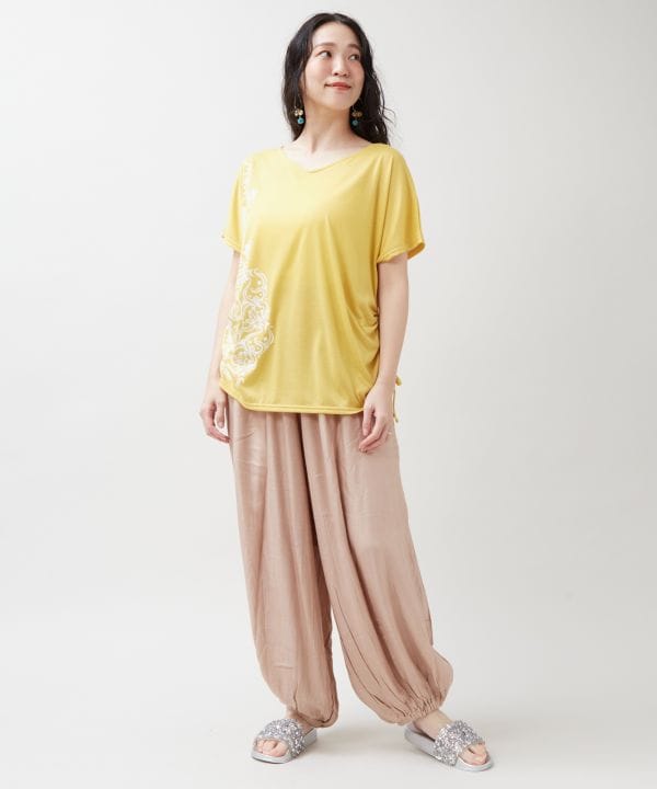 Mandala Open Back T-Shirt by AMINA - Ametsuchi
