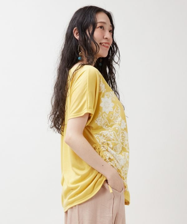 Mandala Open Back T-Shirt by AMINA - Ametsuchi