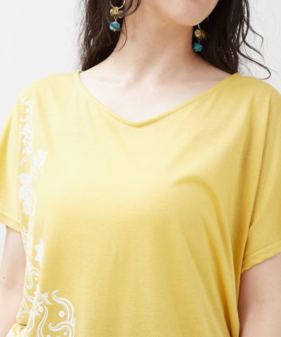 Mandala Open Back T-Shirt by AMINA - Ametsuchi