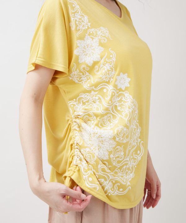 Mandala Open Back T-Shirt by AMINA - Ametsuchi