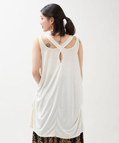 Mandala Open Back Tank by AMINA - Ametsuchi
