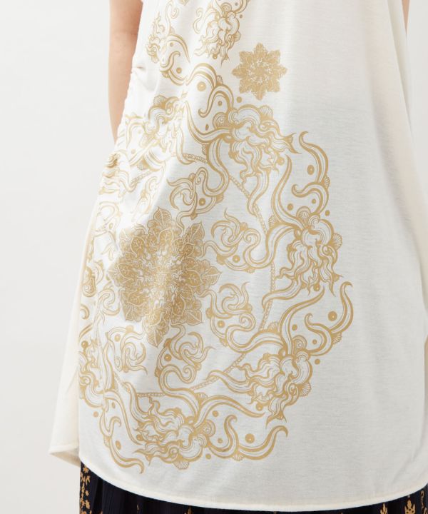 Mandala Open Back Tank by AMINA - Ametsuchi