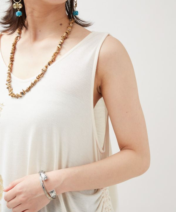 Mandala Open Back Tank by AMINA - Ametsuchi