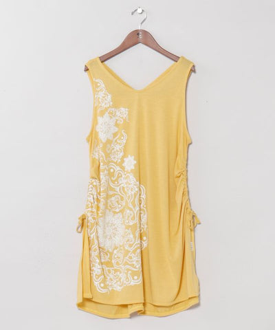 Mandala Open Back Tank by AMINA - Ametsuchi