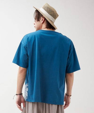 AMINA x VORRUK Asymmetrical Print T-Shirt by AMINA - Ametsuchi