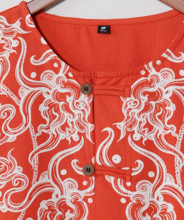 Mandala Print Men Shirt by AMINA - Ametsuchi