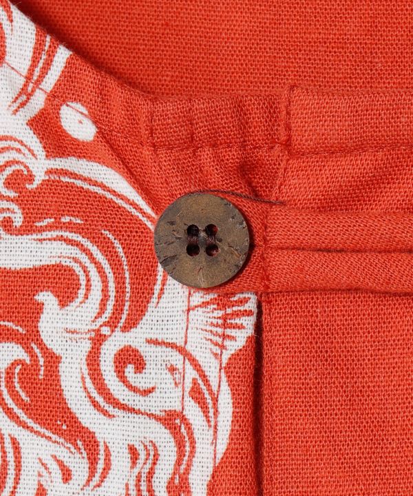 Mandala Print Men Shirt by AMINA - Ametsuchi