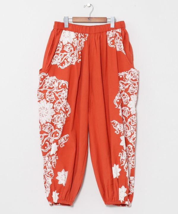 Amina x VORRUK Mandala Wide Pants by AMINA - Ametsuchi