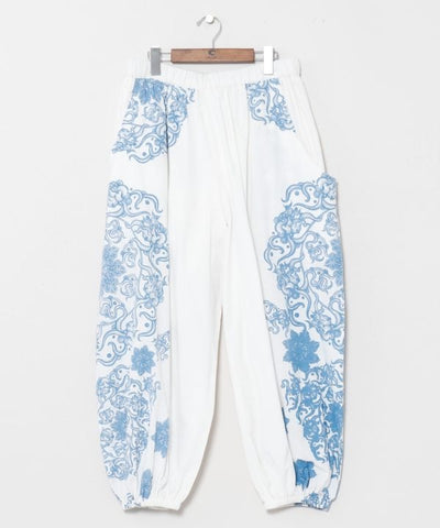 Amina x VORRUK Mandala Wide Pants by AMINA - Ametsuchi
