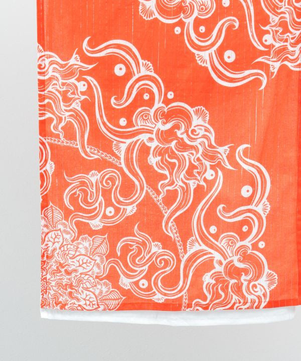Amina x VORRUK - Lotus Motif Noren Curtain by AMINA - Ametsuchi