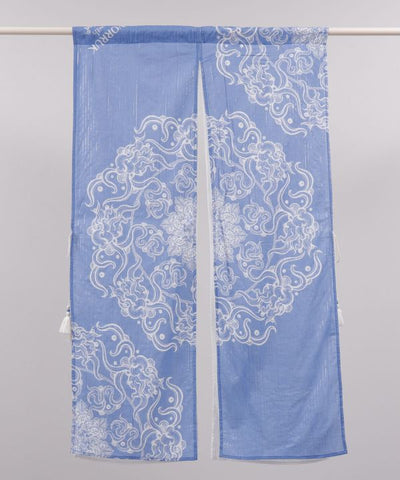 Amina x VORRUK - Lotus Motif Noren Curtain by AMINA - Ametsuchi
