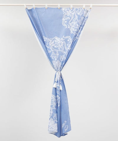 Amina x VORRUK - Lotus Motif Layered Curtain by AMINA - Ametsuchi