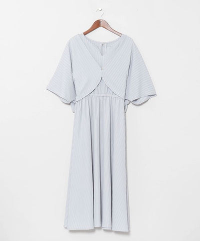 Draped Dress Cardigan Set by 欧州航路 - Ametsuchi