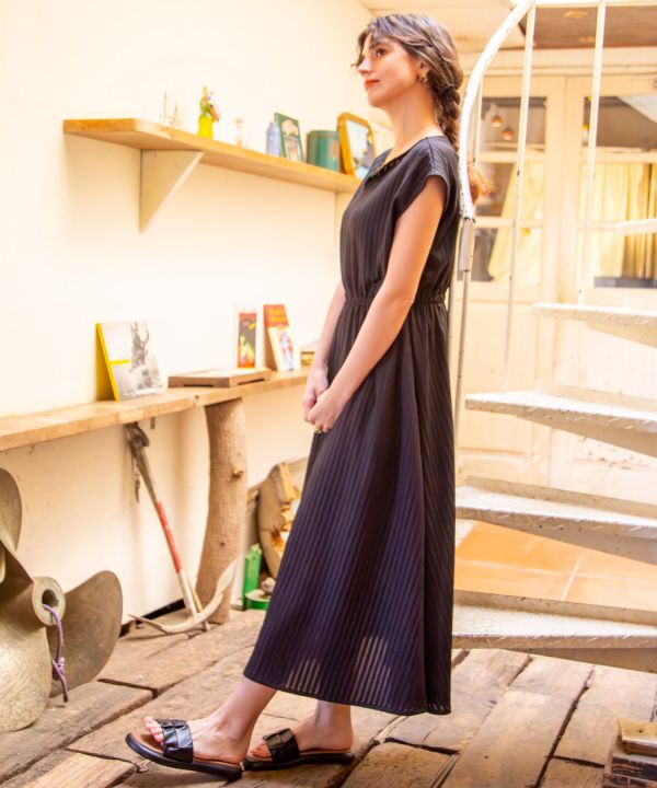 Draped Dress Cardigan Set by 欧州航路 - Ametsuchi
