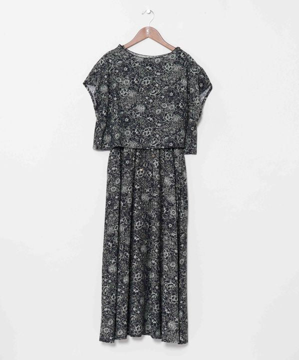 Floral Top Dress Set by 欧州航路 - Ametsuchi