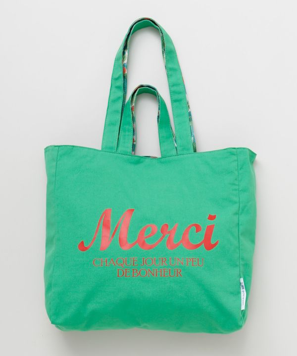 Reversible Merci Tote Bag by 欧州航路 - Ametsuchi