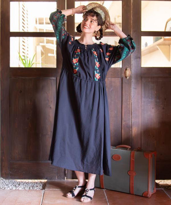 Embroidered Dress by 欧州航路 - Ametsuchi