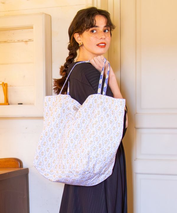 Provence Motif Cotton Tote by 欧州航路 - Ametsuchi