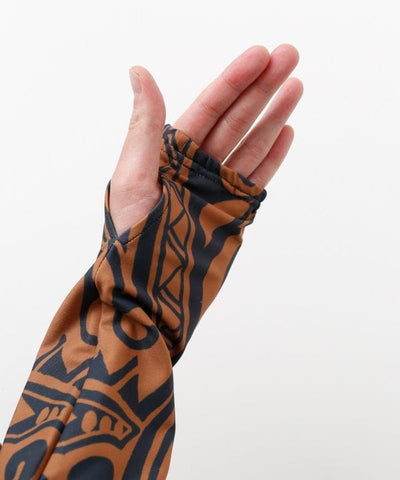 Tribal Pattern UV Protection Arm Covers by AMINA - Ametsuchi